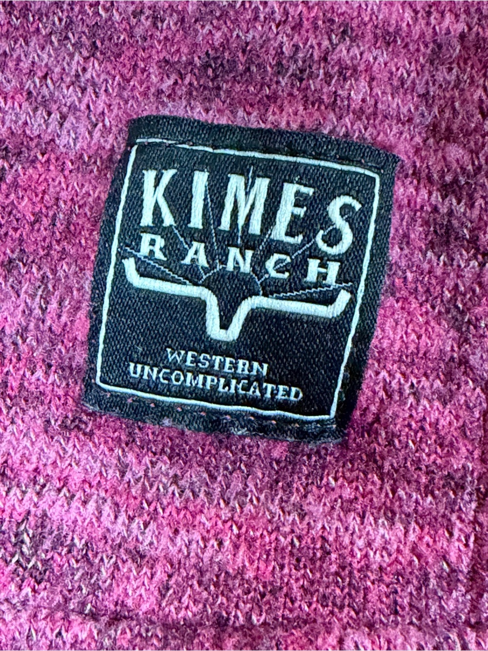 Kimes‎ Ranch Marled Raspberry Pullover Cowl Hoodie - Picture 4 of 9